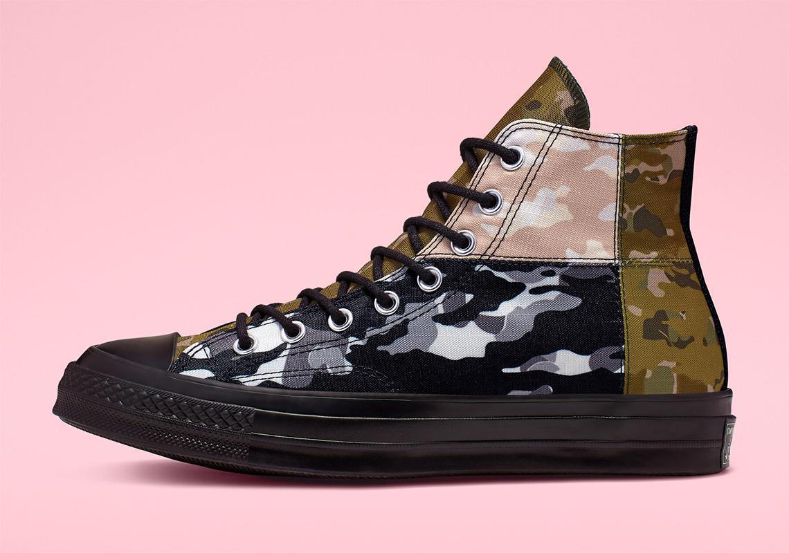 Converse poursuit sa série Patchwork avec la nouvelle édition Camo