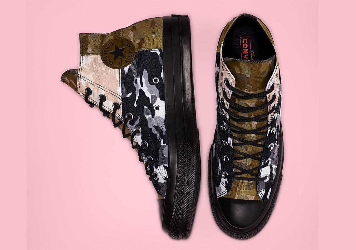 Converse poursuit sa série Patchwork avec la nouvelle édition Camo Converse poursuit sa série Patchwork avec la nouvelle édition Camo