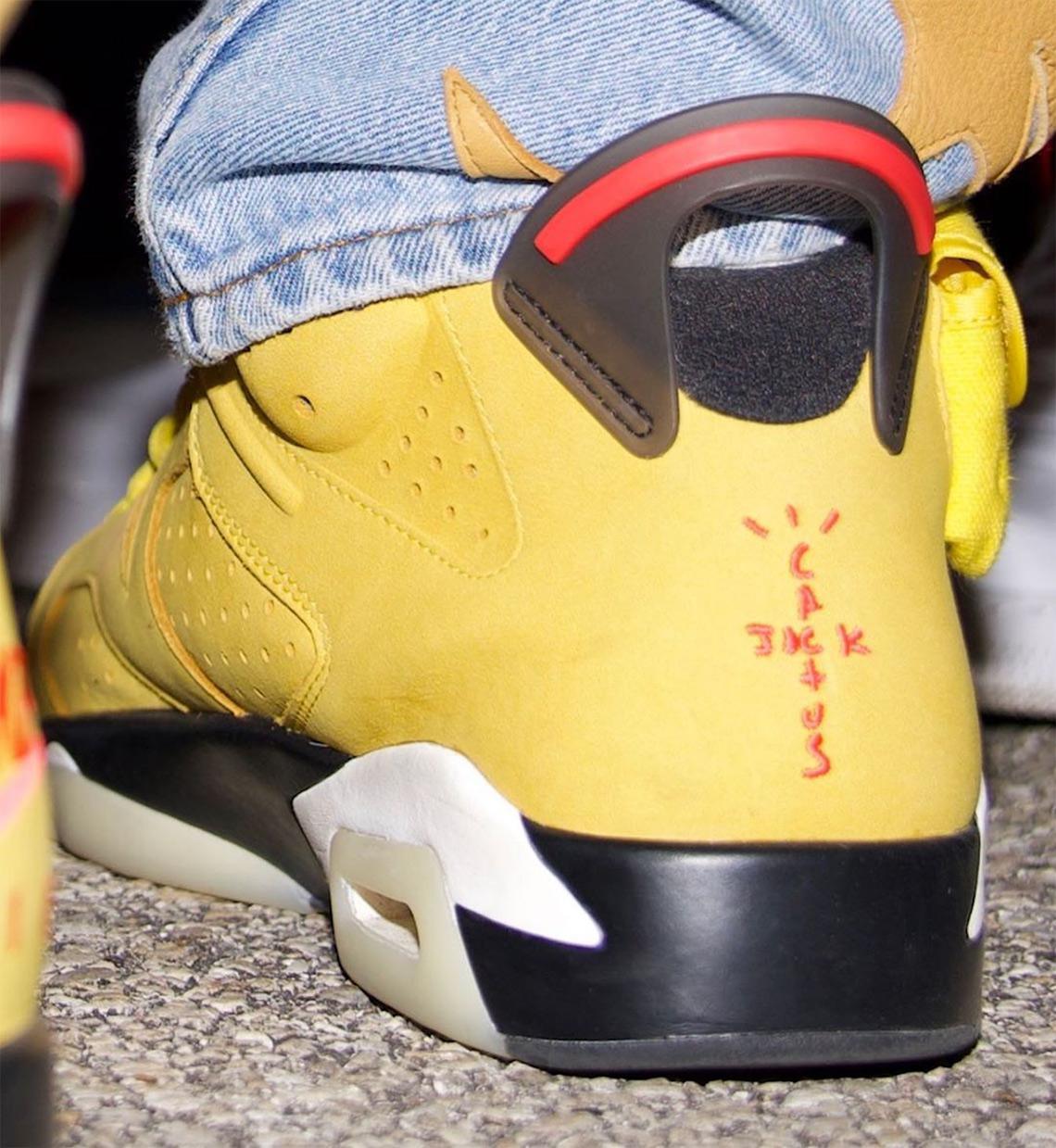 Offset dévoile de plus près la Travis Scott x Air Jordan 6 "Cactus Jack" en jaune Offset dévoile de plus près la Travis Scott x Air Jordan 6 "Cactus Jack" en jaune