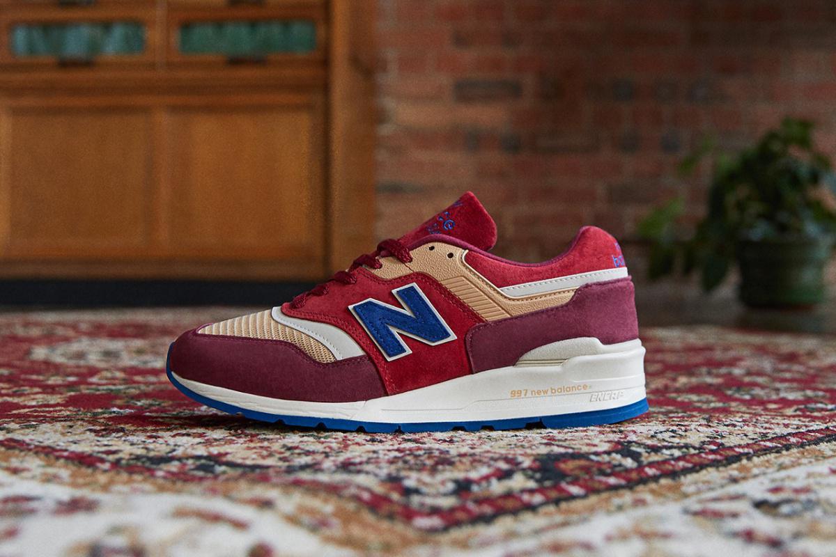 END. x New Balance's 997 Made in USA avec l'inspiration "Persian Rug".