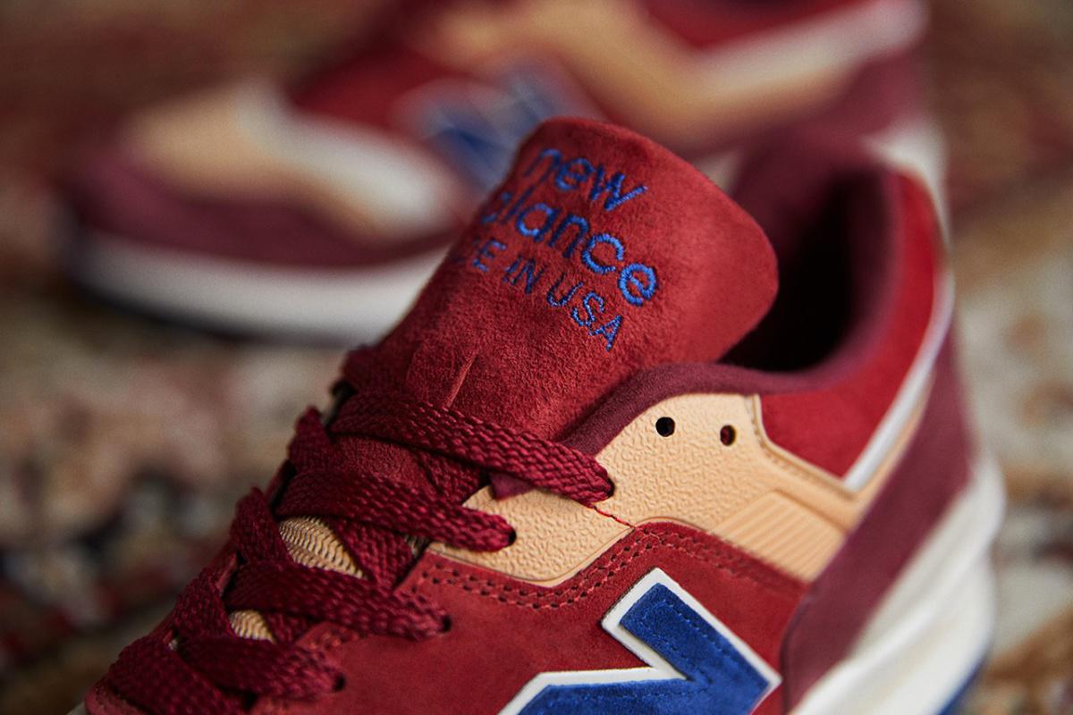 END. x New Balance's 997 Made in USA avec l'inspiration "Persian Rug".