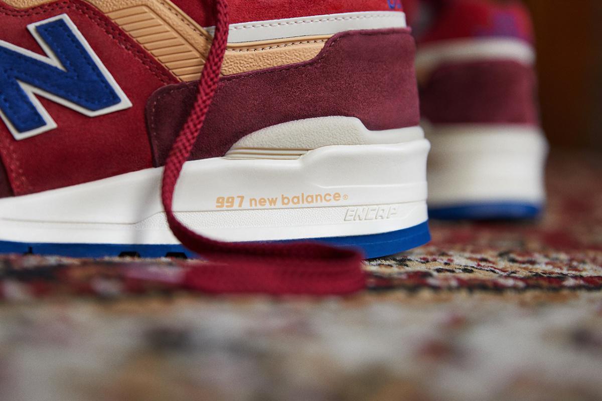 END. x New Balance's 997 Made in USA avec l'inspiration "Persian Rug".