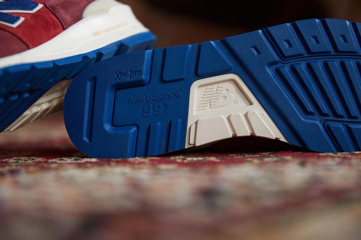 END. x New Balance's 997 Made in USA avec l'inspiration "Persian Rug".