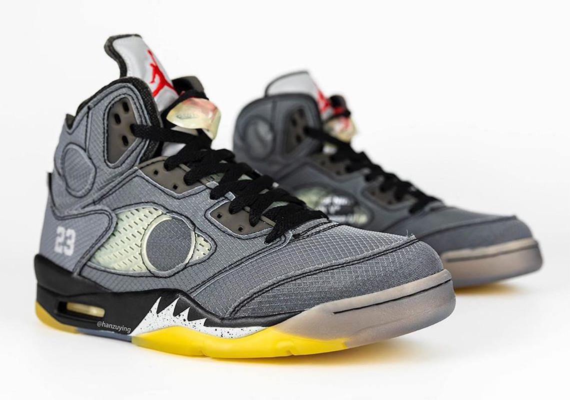 Regard Détaillé sur la Prochaine Off-White x Air Jordan 5