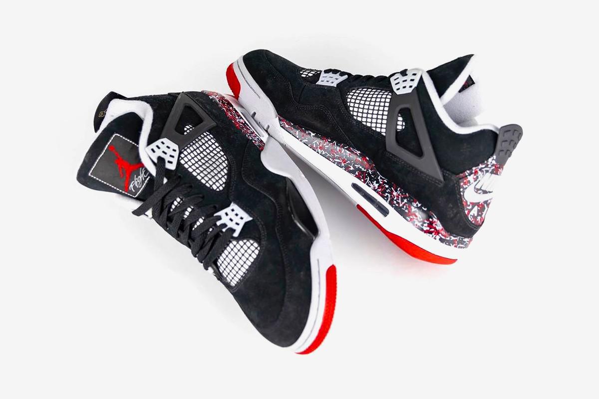 La Air Jordan 4 OVO Splatter de Drake livre tous ses détails