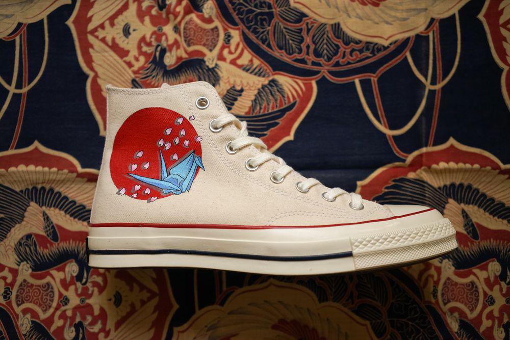 Flying Hawk Studio & Simple Union mettent à jour la Converse 1970 avec des éléments japonais traditionnels