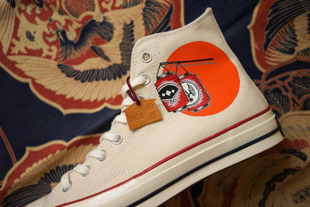 Flying Hawk Studio & Simple Union mettent à jour la Converse 1970 avec des éléments japonais traditionnels