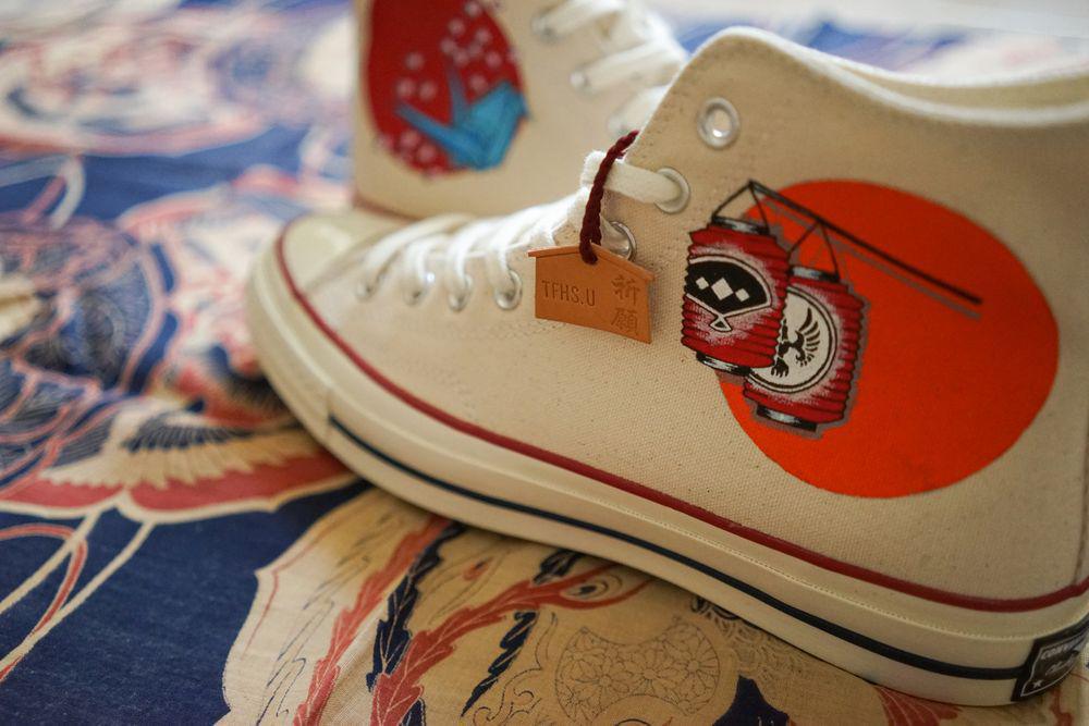 Flying Hawk Studio & Simple Union mettent à jour la Converse 1970 avec des éléments japonais traditionnels