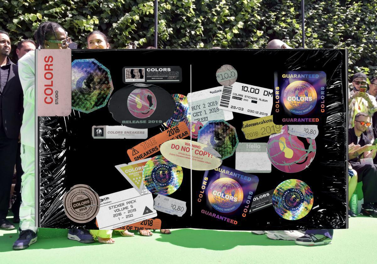 COLORS Sneakers Stickers Album Release 2019 COLORS Sneakers Stickers Album Release 2019