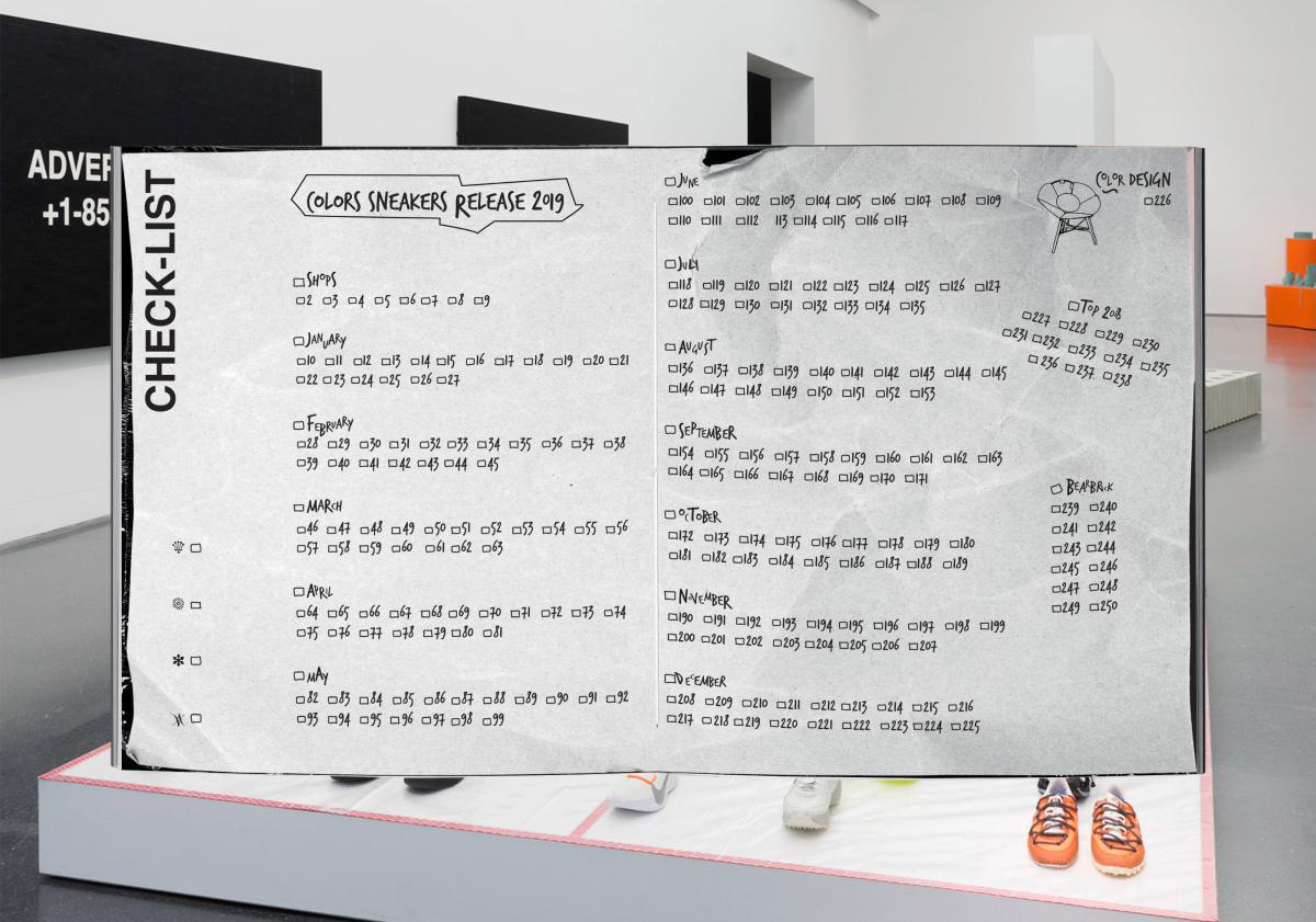 COLORS Sneakers Stickers Album Release 2019 COLORS Sneakers Stickers Album Release 2019