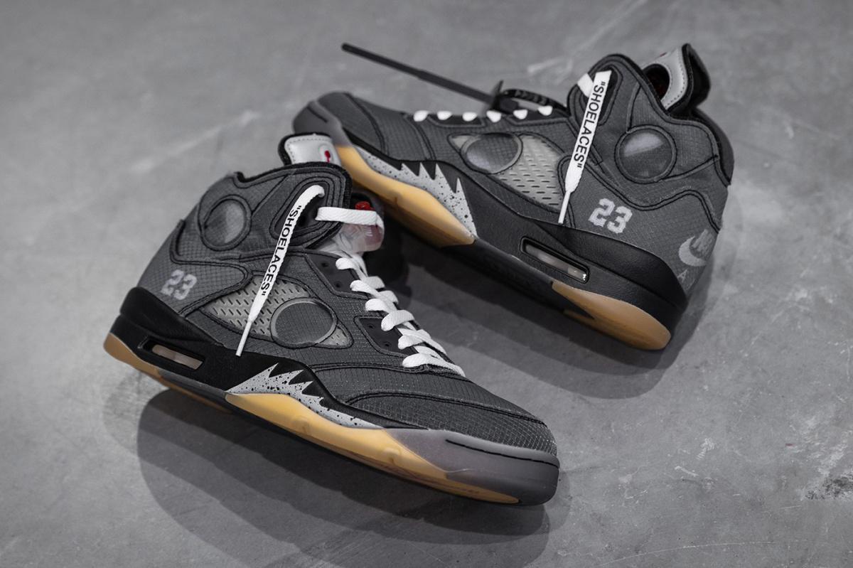 Regardez de plus près la Off-White™ x Air Jordan 5