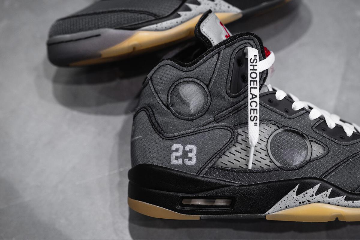 Regardez de plus près la Off-White™ x Air Jordan 5