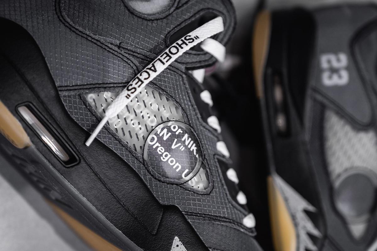 Regardez de plus près la Off-White™ x Air Jordan 5