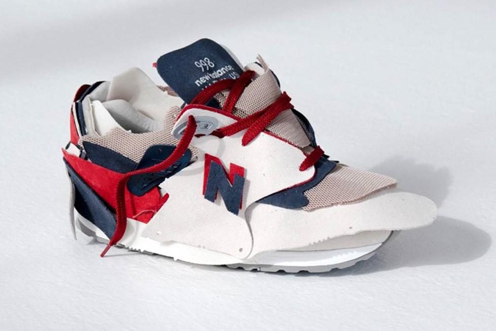 Une New Balance 998 Limité réalisé aux États-Unis est construite au hasard
