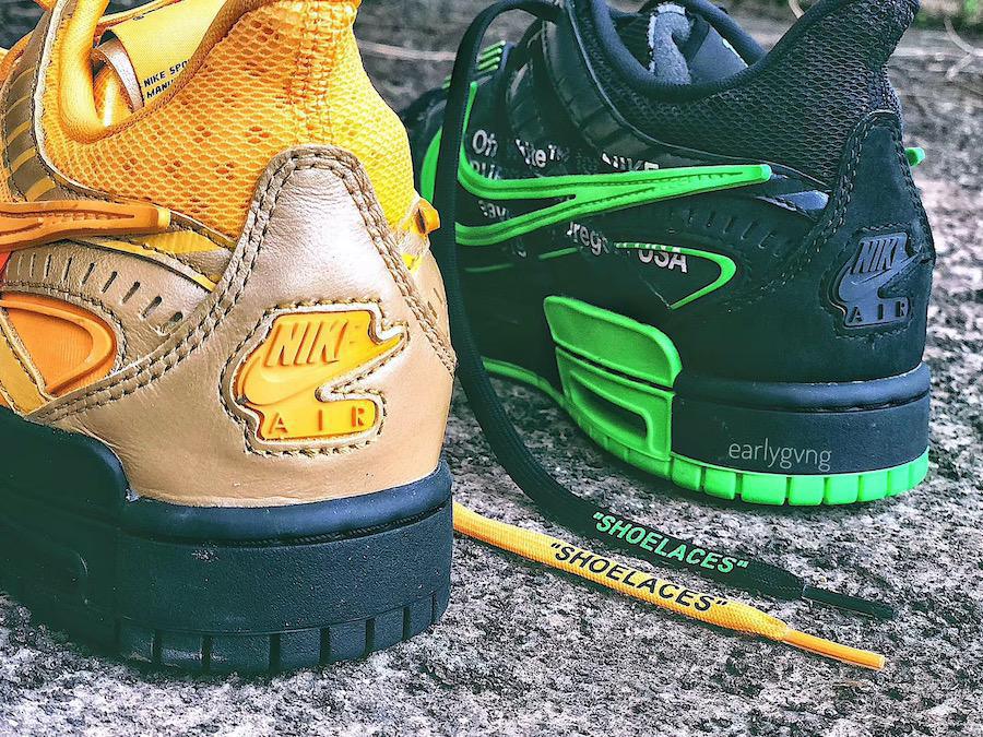 Off-White X Nike air rubber dunk “university gold”