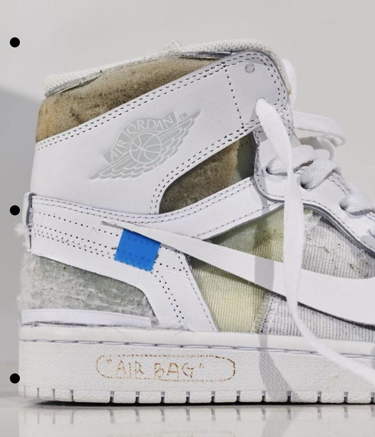 Virgil Abloh partage le tout premier échantillon-White™ x Nike Air Jordan 1