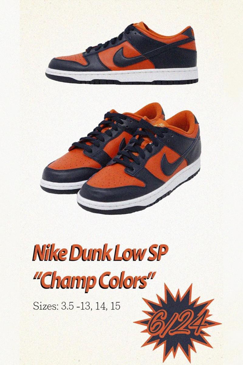 Nike annonce la sortie de Dunk Low SP Brazil, University Red et Champ Colors
