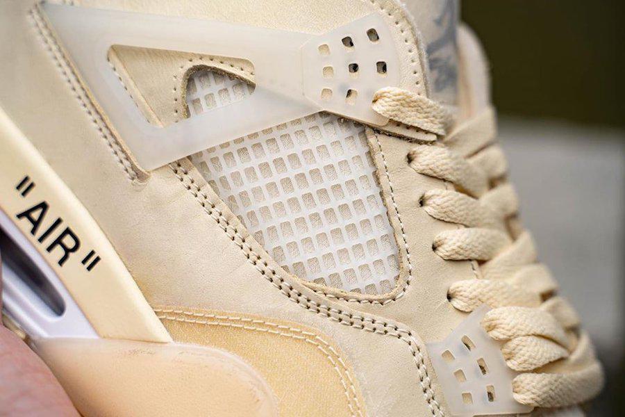 La date de sortie de la Off-White x Air Jordan 4 "Sail" est révélée