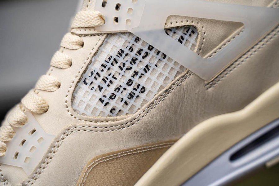 La date de sortie de la Off-White x Air Jordan 4 "Sail" est révélée