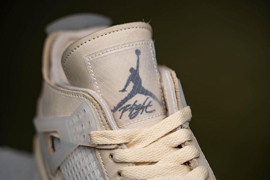 La date de sortie de la Off-White x Air Jordan 4 "Sail" est révélée