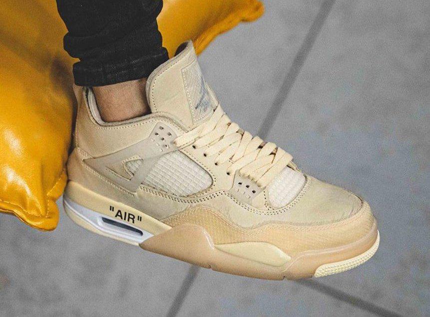 La date de sortie de la Off-White x Air Jordan 4 "Sail" est révélée
