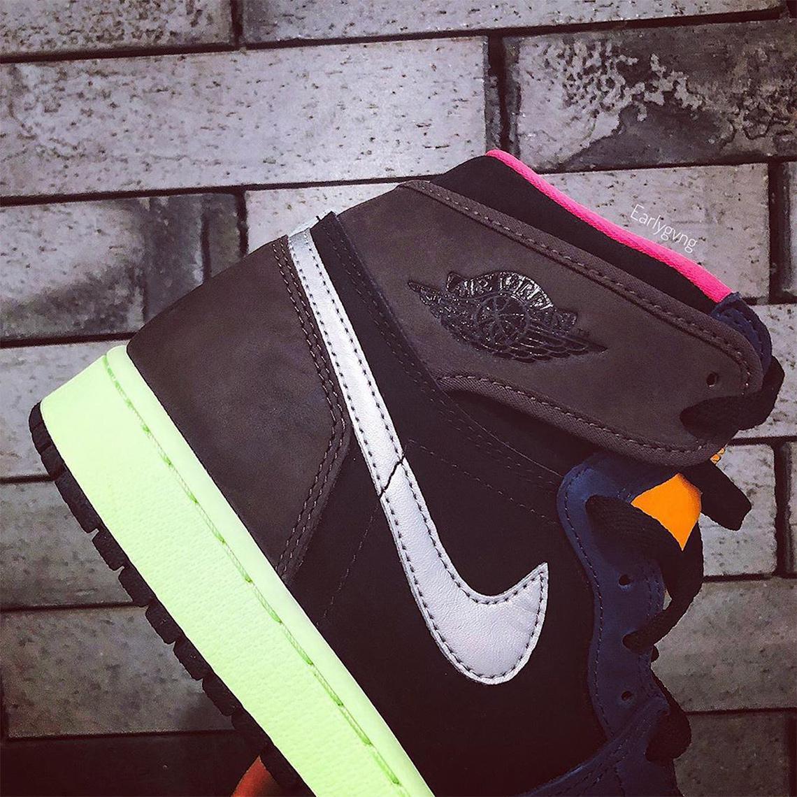 Une Air Jordan 1 multicolore pour septembre Une Air Jordan 1 multicolore pour septembre