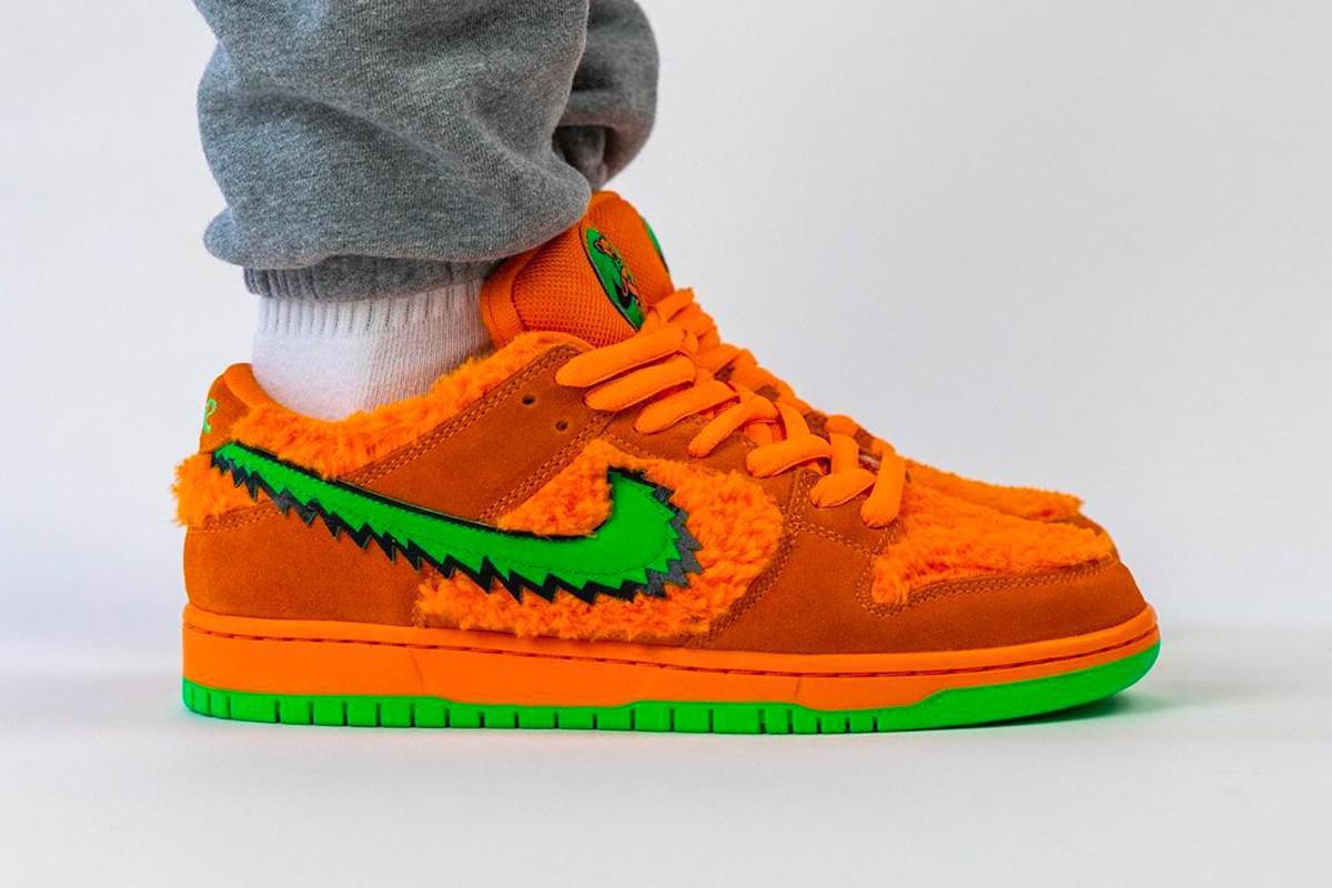 Grateful Dead x Nike SB Dunk Low Orange Bear Grateful Dead x Nike SB Dunk Low Orange Bear