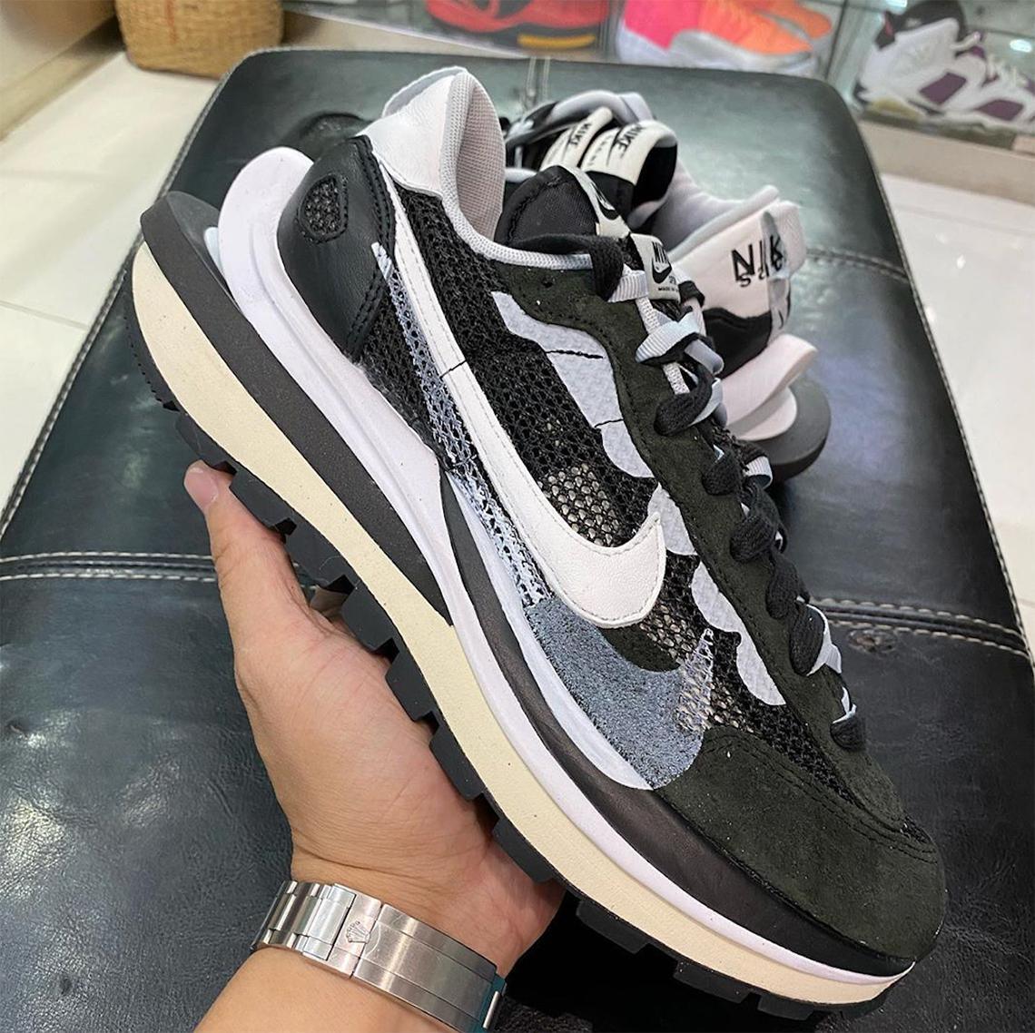 Les trois couleurs de sacai x Nike Vapor Waffle Emerge
