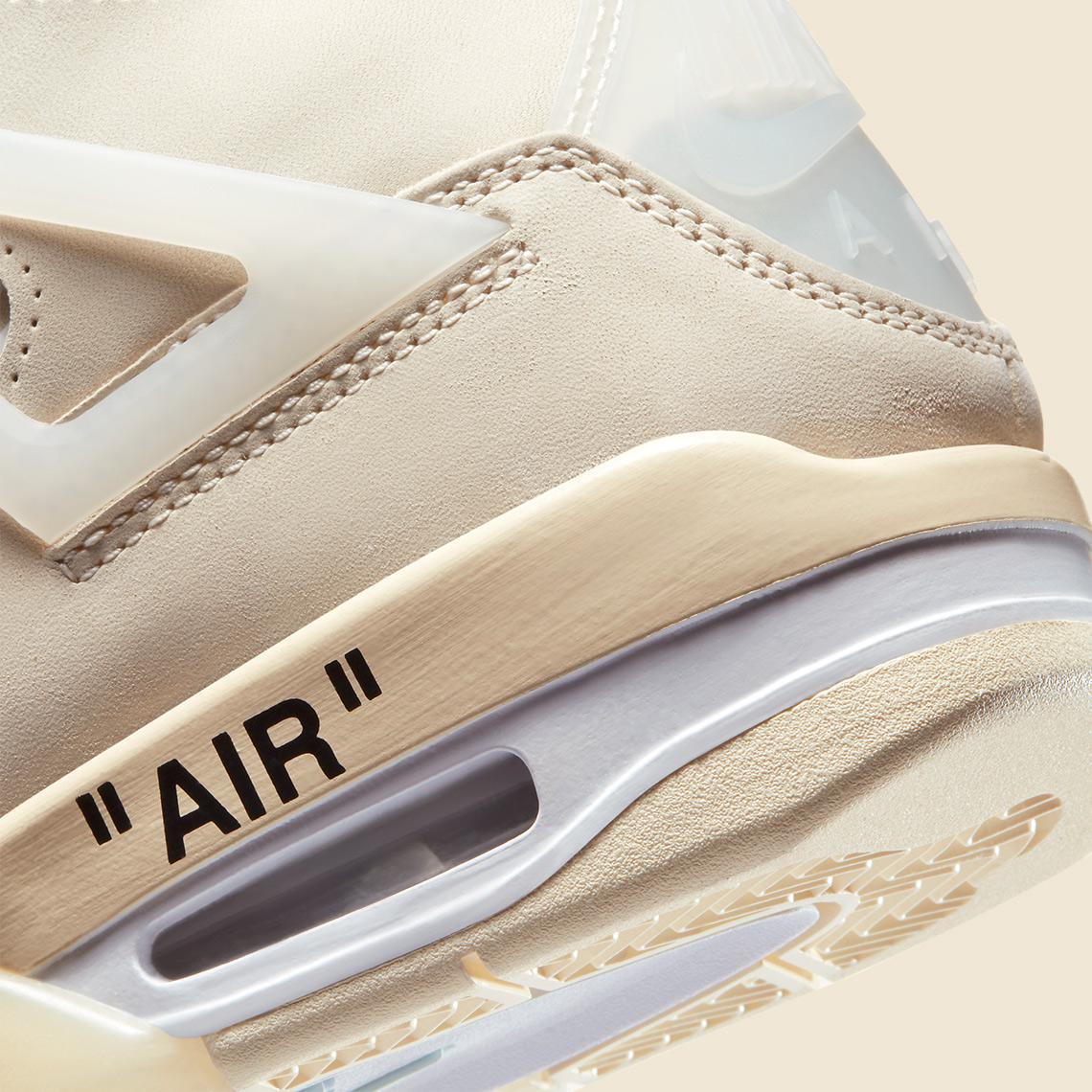 Off-White x Air Jordan 4 “Sail”