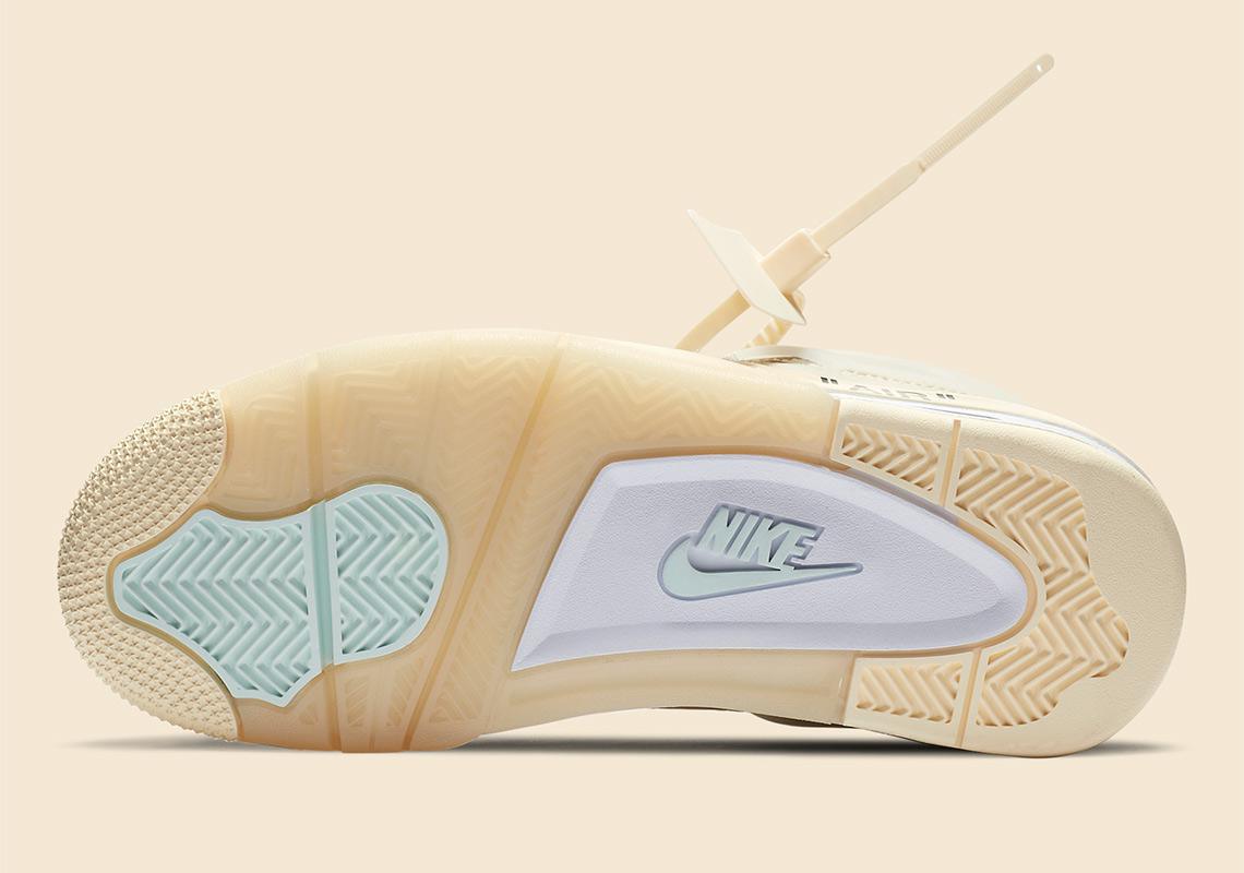 Off-White x Air Jordan 4 “Sail”