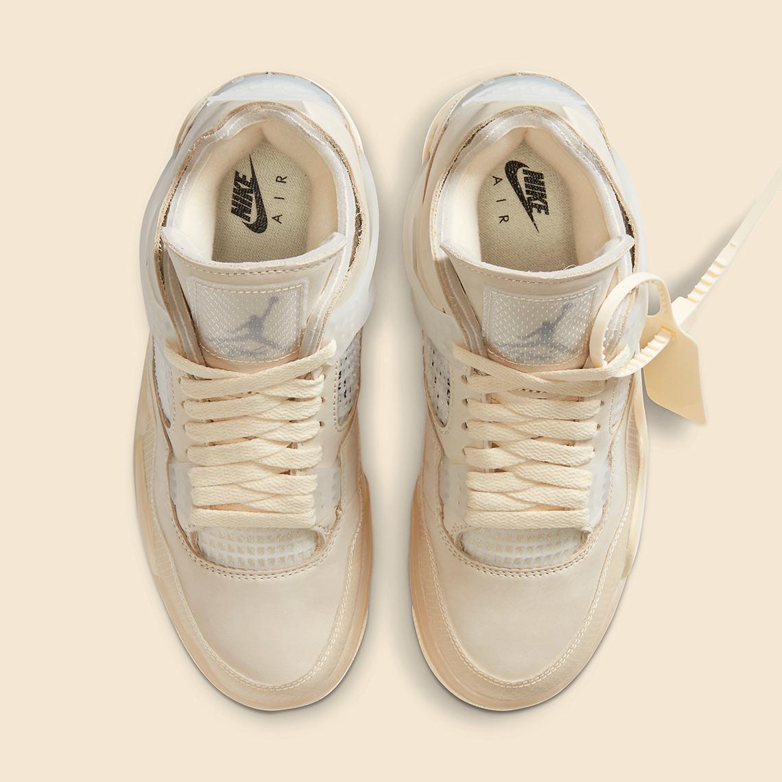 Off-White x Air Jordan 4 “Sail”