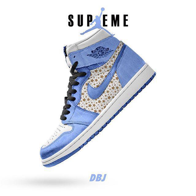 Supreme x Air Jordan1 pour 2021