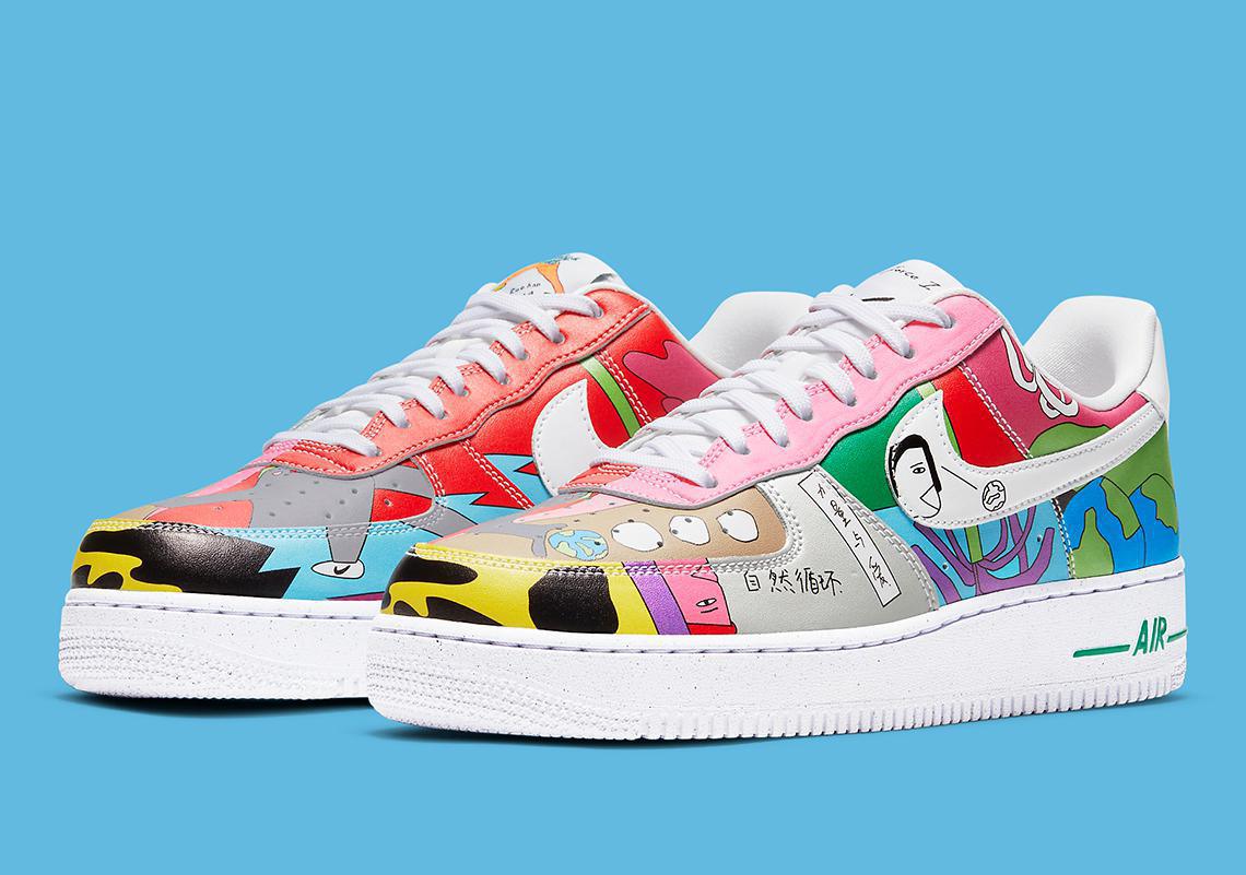 NIKE Air Force 1 Low x Ruohan Wang Flyleather NIKE Air Force 1 Low x Ruohan Wang Flyleather