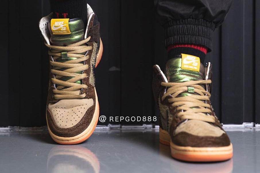 Concepts et Nike SB pour une SB Dunk High Pro Duck