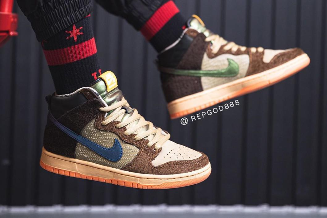 Concepts et Nike SB pour une SB Dunk High Pro Duck