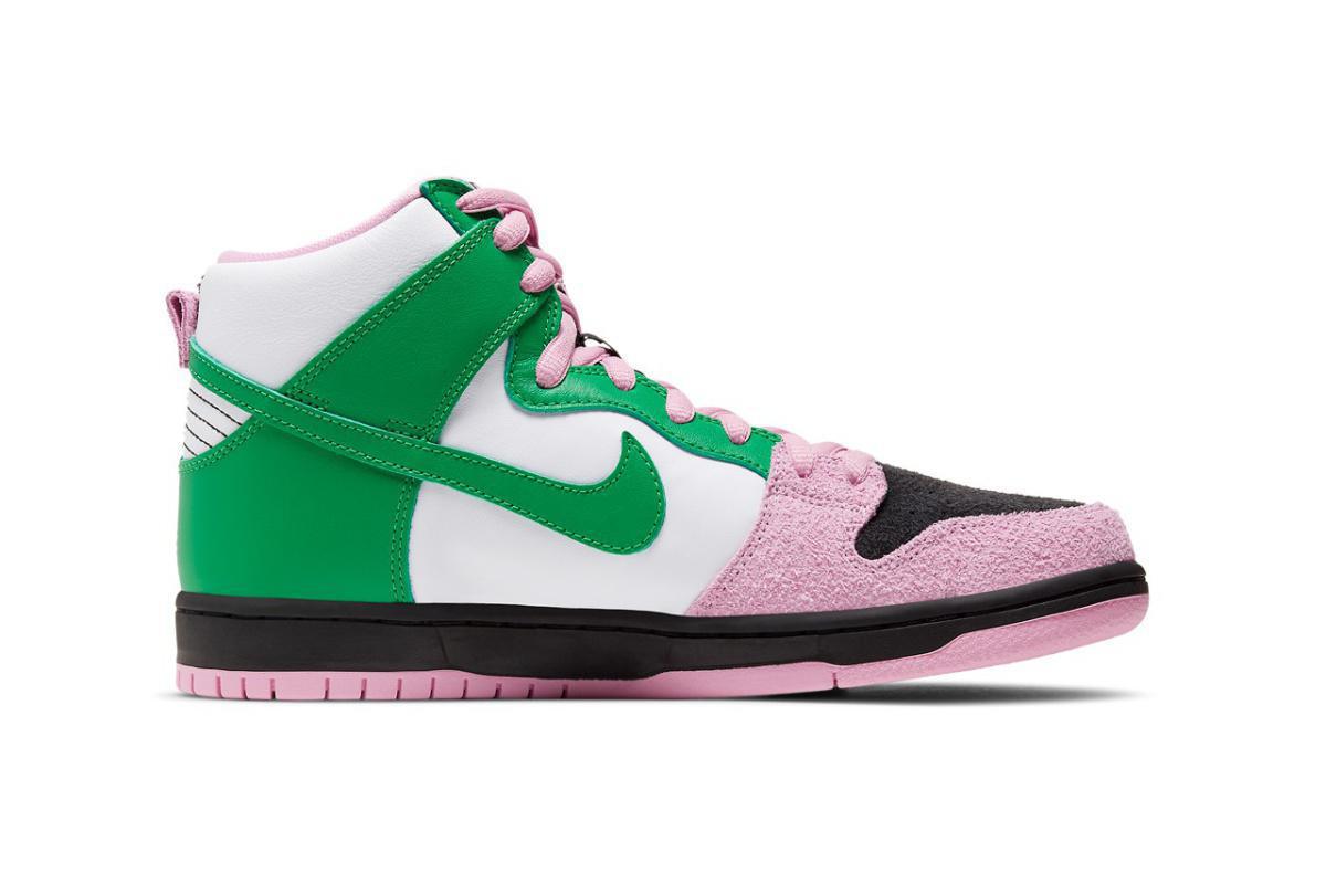Nike SB Dunk High Invert Celtics