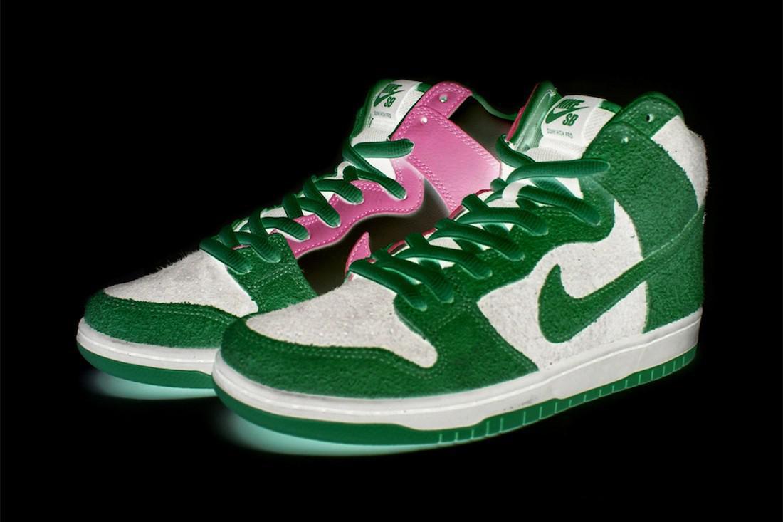 Nike SB Dunk High Invert Celtics
