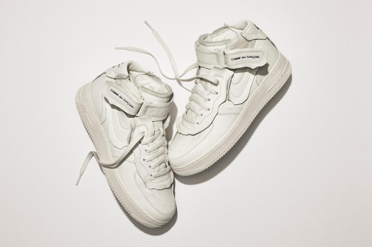 La Nike Air Force 1 déconstruite par COMME des GARÇONS La Nike Air Force 1 déconstruite par COMME des GARÇONS