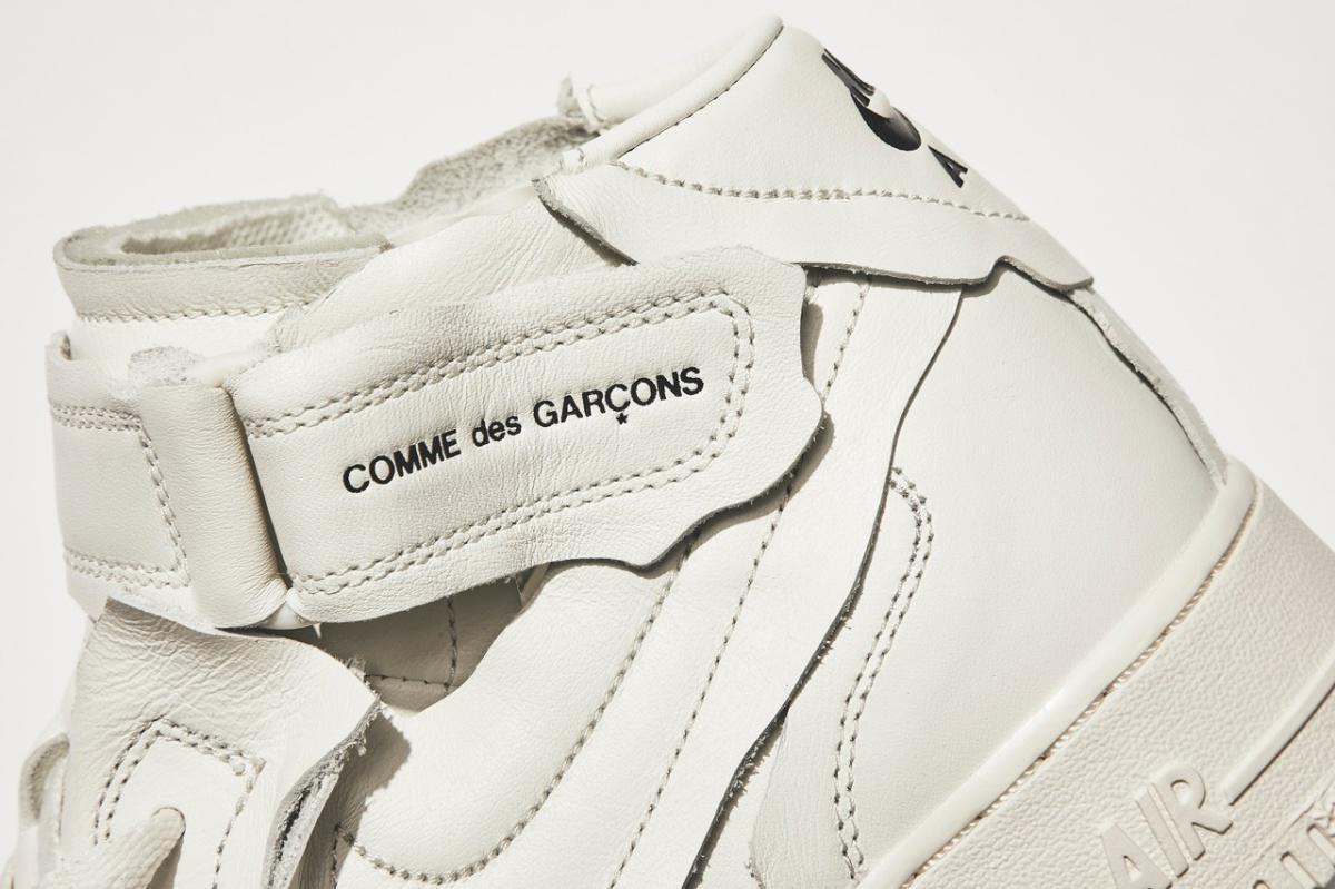 La Nike Air Force 1 déconstruite par COMME des GARÇONS La Nike Air Force 1 déconstruite par COMME des GARÇONS