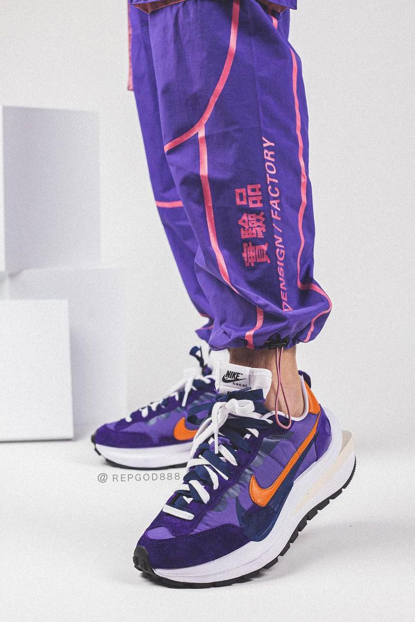 Sacai x Nike Vaporwaffle Purple Orange Sacai x Nike Vaporwaffle Purple Orange