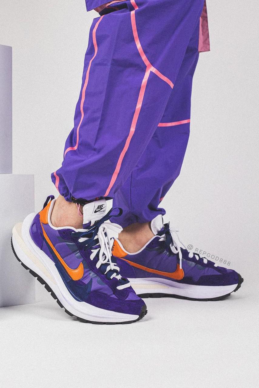 Sacai x Nike Vaporwaffle Purple Orange Sacai x Nike Vaporwaffle Purple Orange