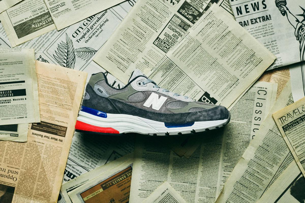 La 992 "Gray" de New Balance reçoit de subtiles couleurs américaines
