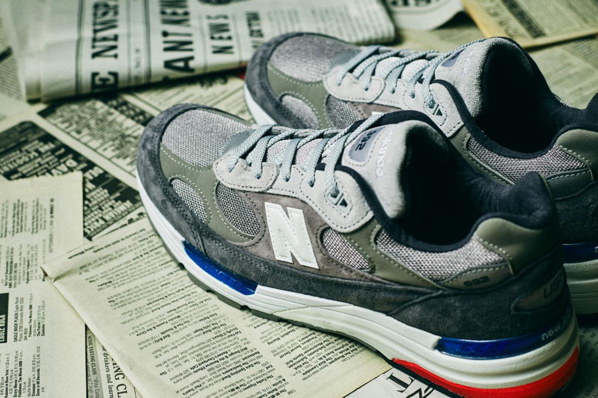 La 992 "Gray" de New Balance reçoit de subtiles couleurs américaines