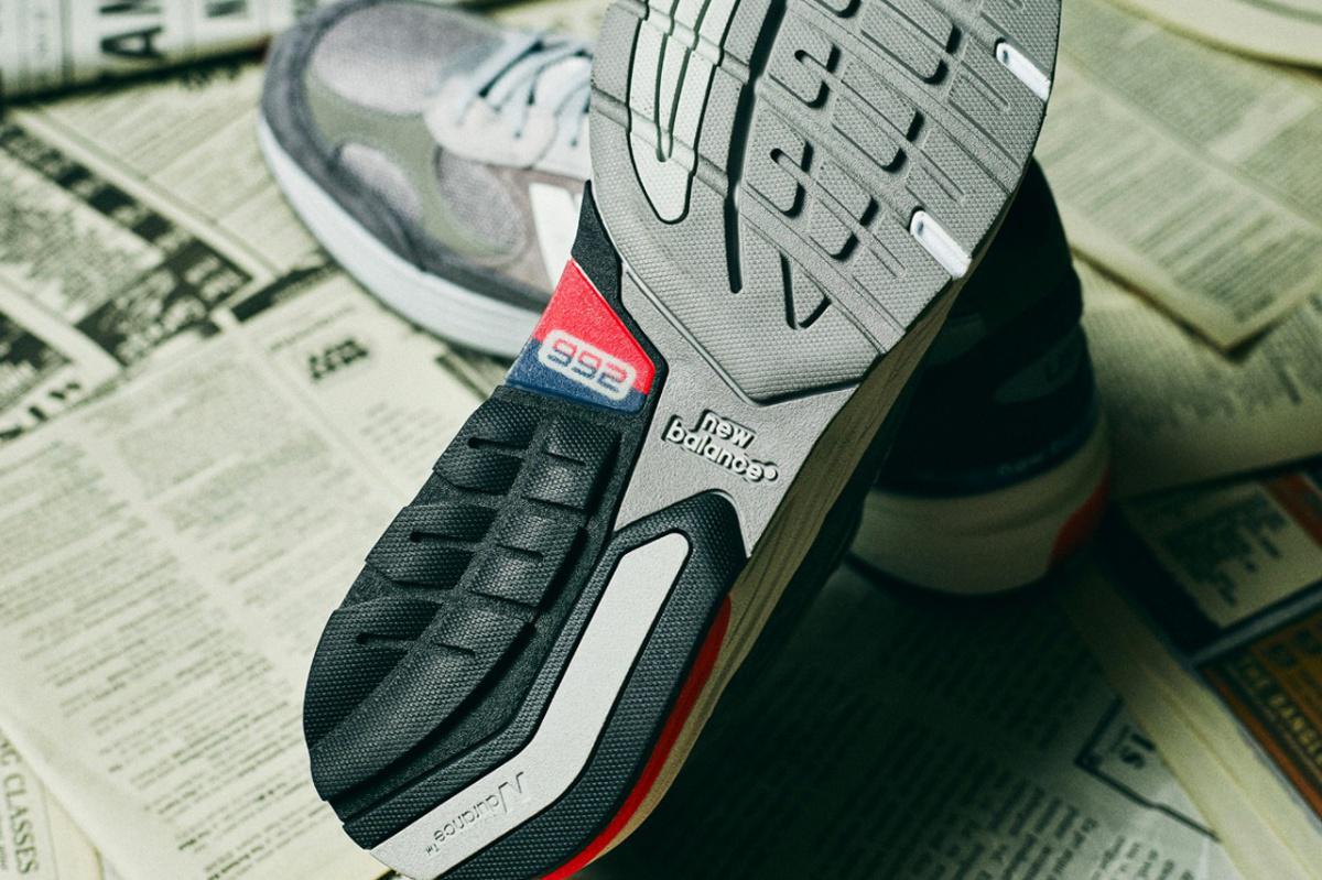 La 992 "Gray" de New Balance reçoit de subtiles couleurs américaines