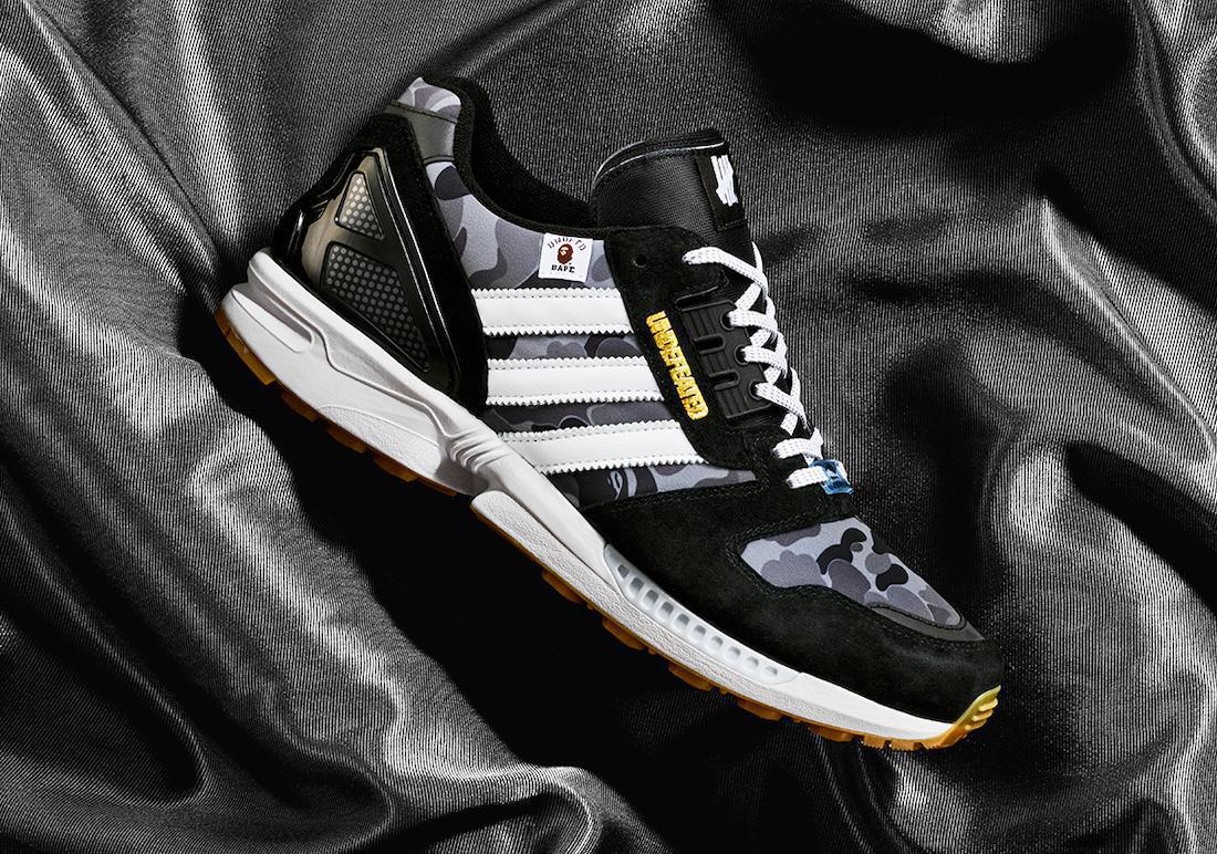 Adidas dévoile une BAPE x ZX 8000 x Undefeated Adidas dévoile une BAPE x ZX 8000 x Undefeated
