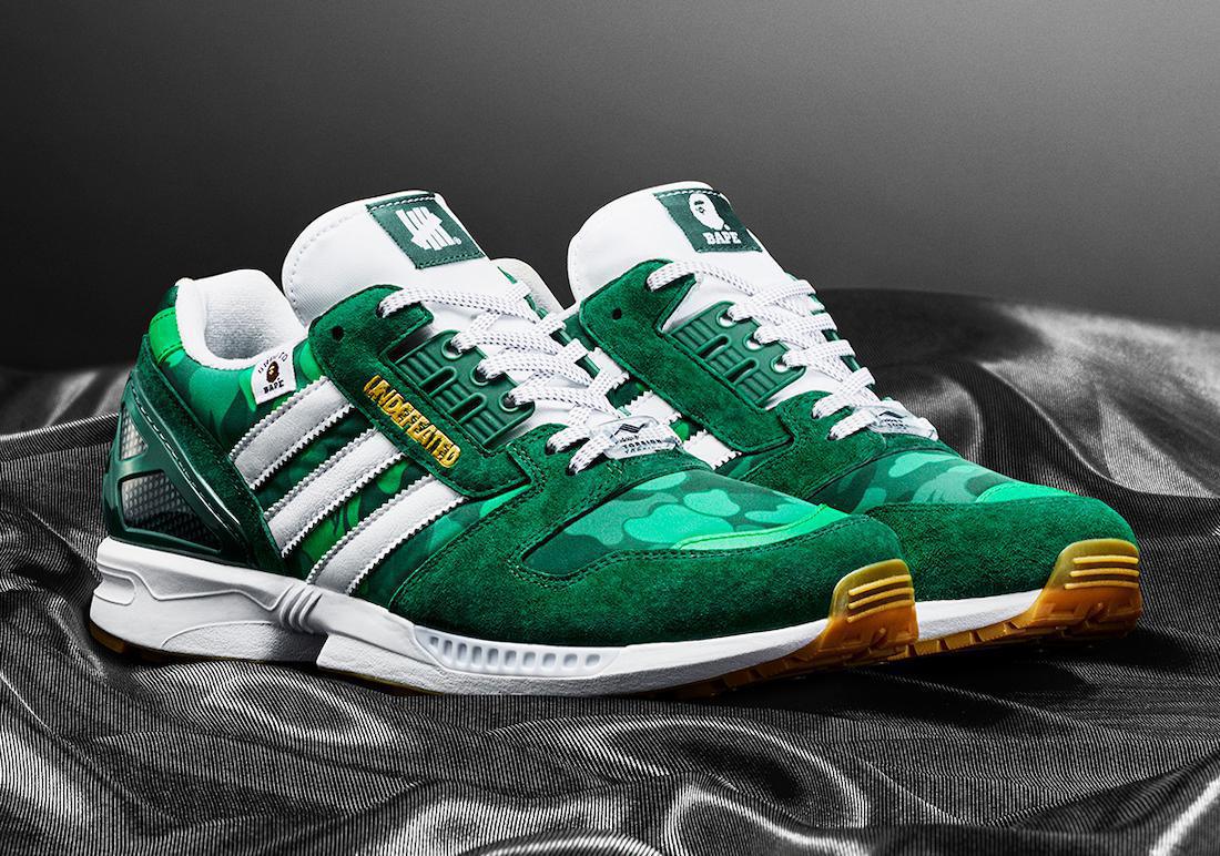 Adidas dévoile une BAPE x ZX 8000 x Undefeated