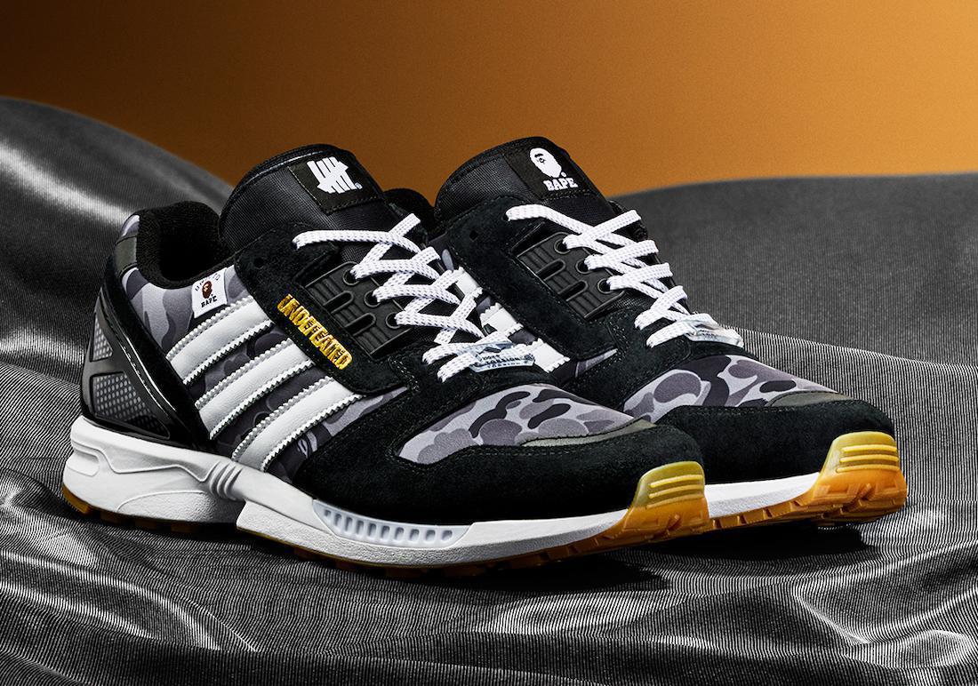 Adidas dévoile une BAPE x ZX 8000 x Undefeated Adidas dévoile une BAPE x ZX 8000 x Undefeated
