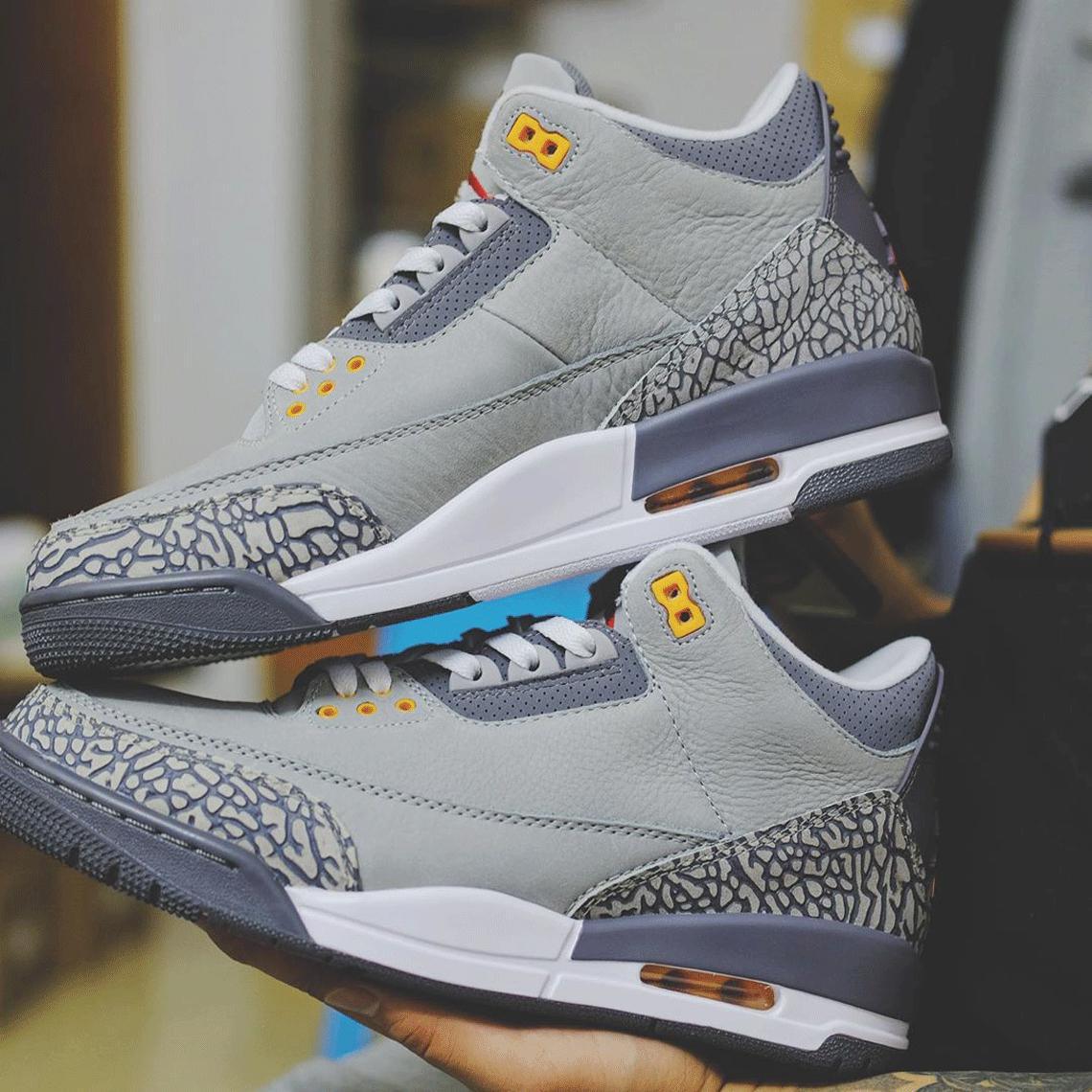 Premier regard sur l'Air Jordan 3 "Cool Grey" 2021