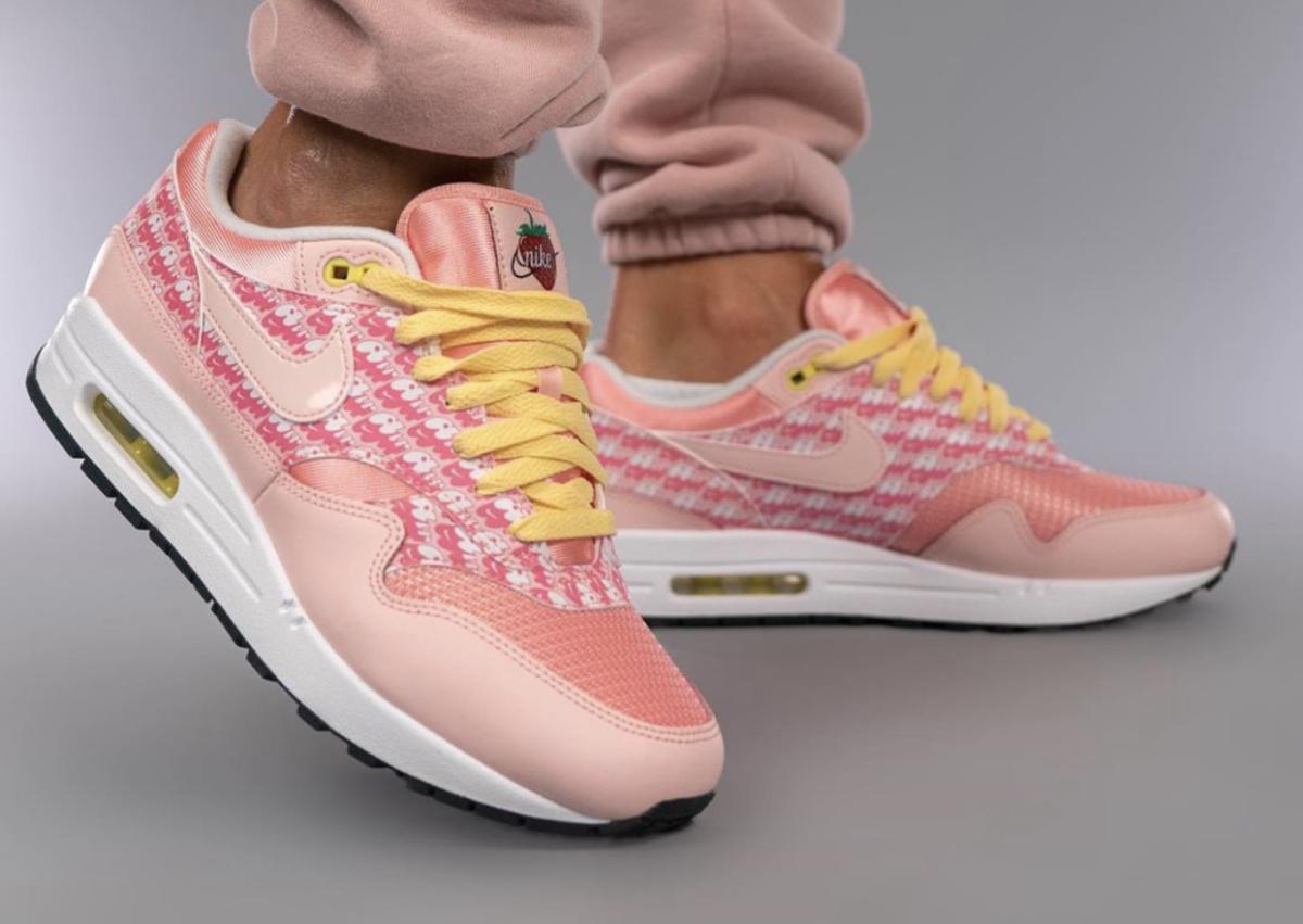 On-Feet Nike Air Max 1 “Strawberry Lemonade”