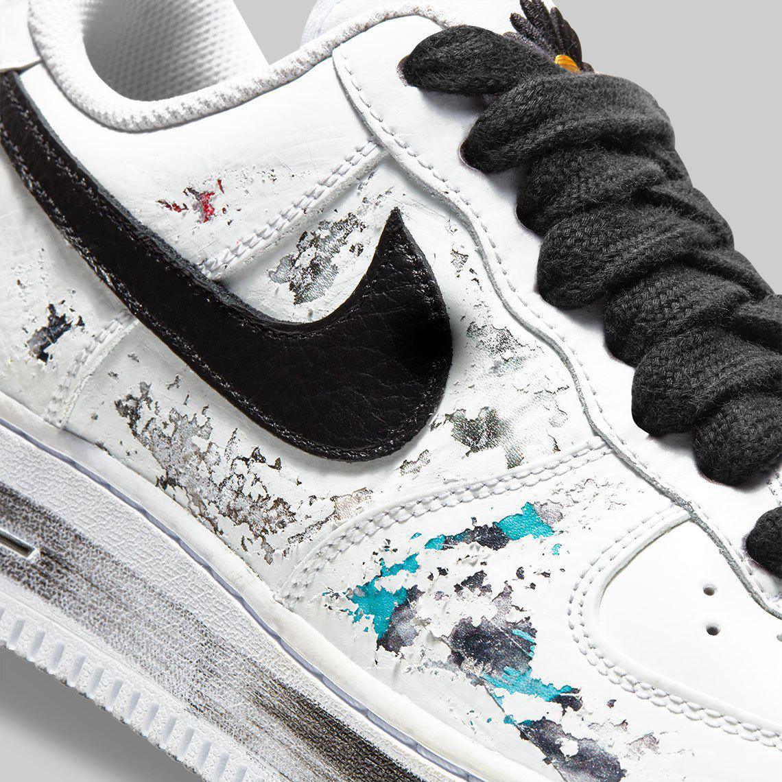 G-Dragon dévoile une PEACEMINUSONE x Nike Air Force 1 “Paranoise” Blanche